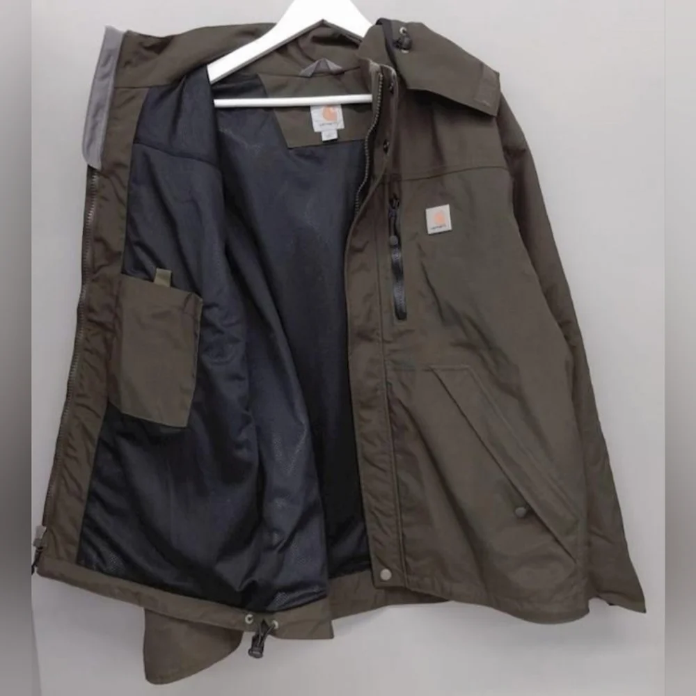Carhartt Shoreline Storm Defender WP Jacket Men's Size 2XL No Hood MSRP $164.99